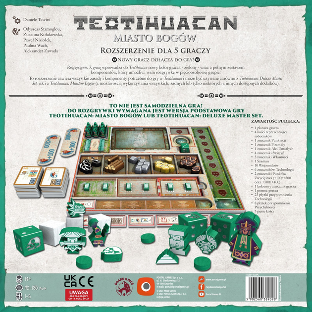 Dodatek do gry planszowej Portal Games Teotihuacan: Miasto bogów (edycja polska) (5902560389098) - obraz 8
