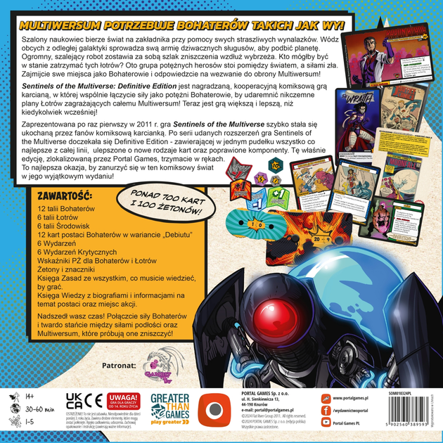 Gra planszowa Portal Games Sentinels of the Multiverse (edycja polska) (5902560389593) - obraz 15