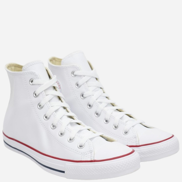 Trampki męskie skórzane wysokie Converse Chuck Taylor All Star 132169C 44.5 (10.5US) Białe (886951121151) - obraz 2