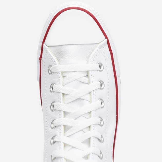 Trampki męskie skórzane wysokie Converse Chuck Taylor All Star Leather 132169C 46 (11.5US) Białe (886951121175) - obraz 5