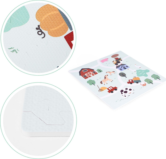 Дитячий килимок з пінопласту Ecotoys Ферма великий 90,5 х 90,5 см ECOEVA020 (5905817003440) - зображення 7