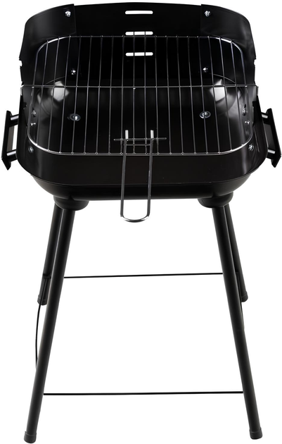 Grill węglowy ModernHome by Multistore z regulowanym rusztem piknikowy (5903089064114) - obraz 2