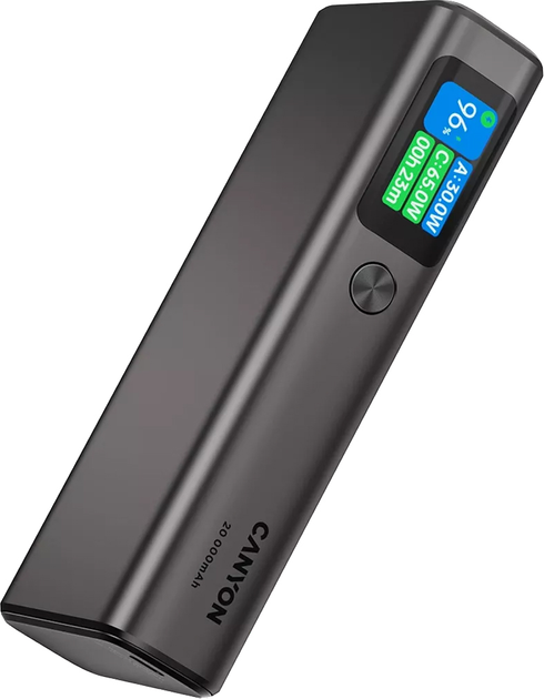 Powerbank Canyon OnPower 230 TFT 20000 mAh PD130W Dark Grey (CNE-CPB230DG) - obraz 4
