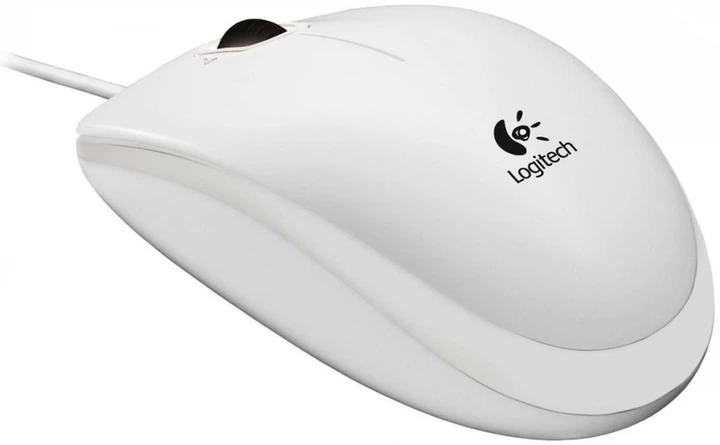 Mysz Logitech B100 USB Biała (910-003360) - Zdjęcie 3 Mysz Logitech B100 USB Biała (910-003360) - obraz 3