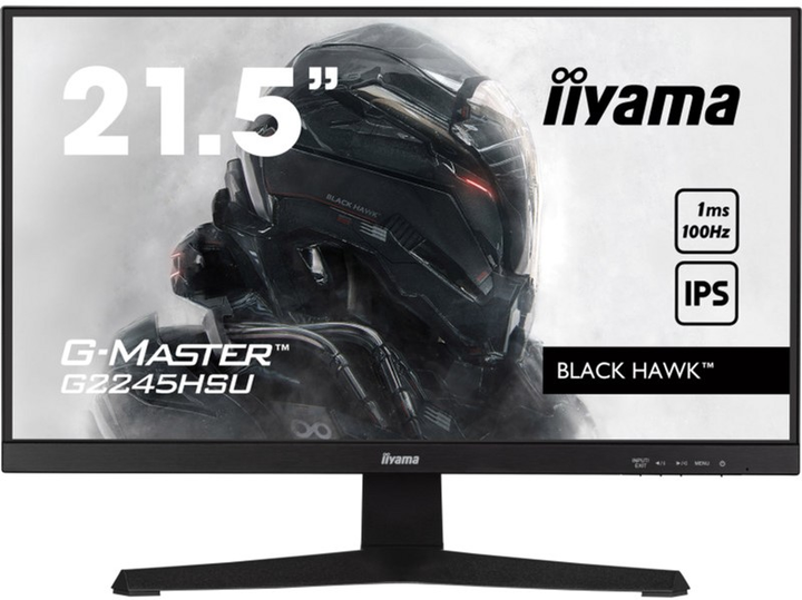 Монітор 21.5" Iiyama G-Master G2245HSU-B2 - зображення 1