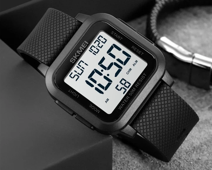 Часы Мужские Skmei 1894 black-white (3517) - изображение 3