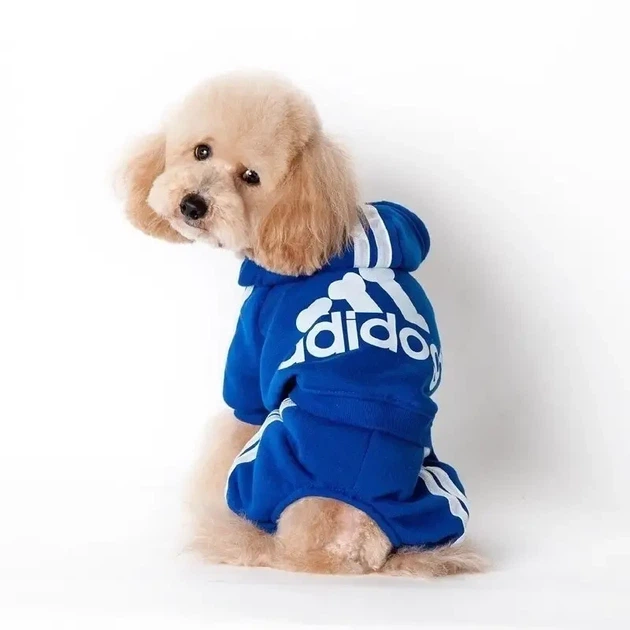 Костюм спортивный для собак Adidog Синий S - изображение 3