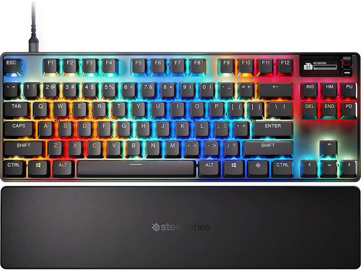 Klawiatura bezprzewodowa SteelSeries Apex Pro TKL Gen 3 OmniPoint Wireless/USB Black (5707119058865) - obraz 3