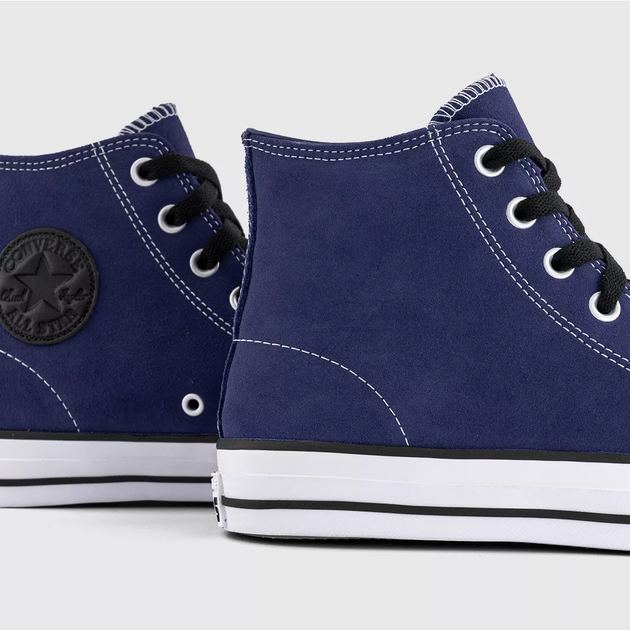 Мужские кеды замшевые высокие Converse Ctas Pro A10581C 45 (11US) 29.5 см Huckleberry Blue (194435310596) - Фото 5 Мужские кеды замшевые высокие Converse Ctas Pro A10581C 45 (11US) 29.5 см Huckleberry Blue (194435310596) - изображение 5