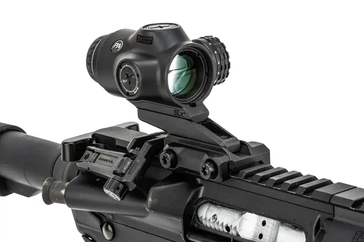 Прицел призматический Primary Arms SLx 3X MicroPrism сетка ACSS Raptor 5.56/.308 Meter. Black - изображение 3