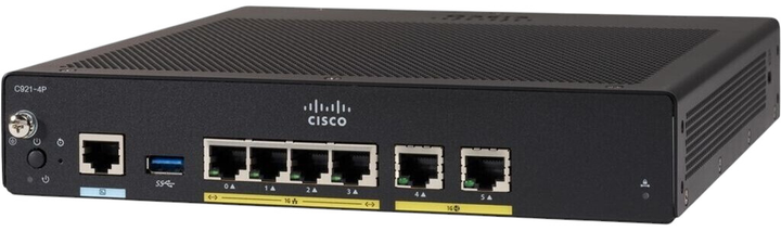 Router Cisco C921-4P Black (889728172059) - obraz 2