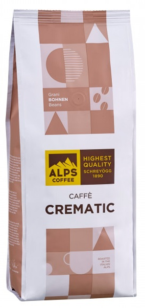 Kawa ziarnista Alps Coffee Crematic 500 g (4007460059605) - obraz 1