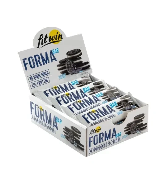 Протеиновый батончик FitWin FormaBar 33% 60 г Печенье и крем (бокс 12шт*60г) - изображение 4