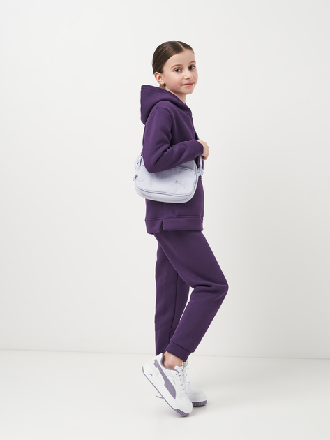 Детский спортивный костюм (худи + штаны) для девочки KidsMIX К3 122-128 см Фиолетовый (ROZ6501096459) - изображение 5