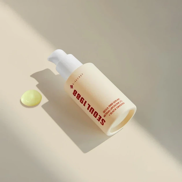 Антивозрастная сыворотка с ретиналем Ksecret K-secret Seoul 1988 Serum Retinal Liposome 2% Black Ginseng 30ml - изображение 3
