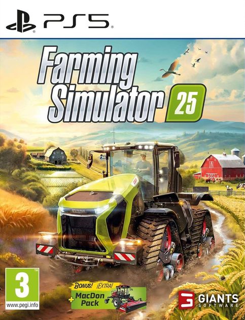 Gra PS5 Farming Simulator 25 (płyta Blu-ray) (4064635500461) - obraz 1