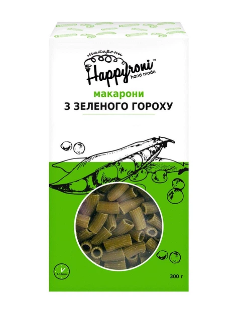 Трубочки из зеленого гороха, 300 г - Фото 1 Трубочки из зеленого гороха, 300 г - изображение 1