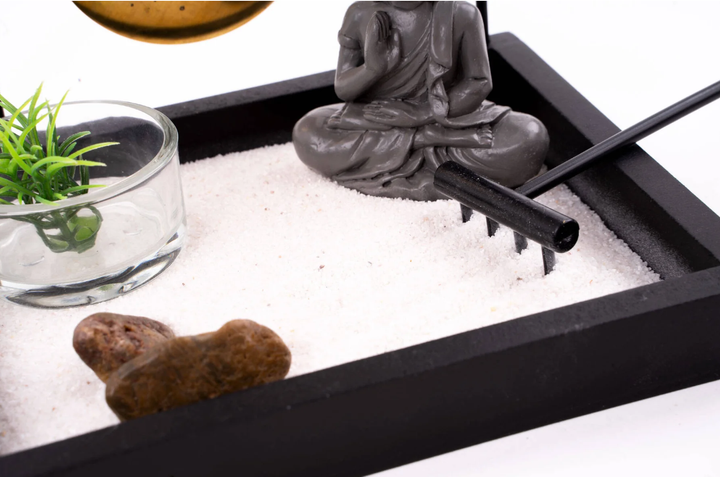 Набір для релаксації Atmosphera Garden Zen з фігуркою Будди 12 x 15 x 16 см (3560239219095) - зображення 5