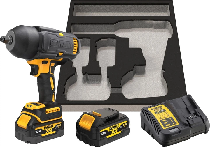 Гайковерт аккумуляторный ударный бесщеточный DeWalt DCF900P2G - Фото 1 Гайковерт аккумуляторный ударный бесщеточный DeWalt DCF900P2G - изображение 1