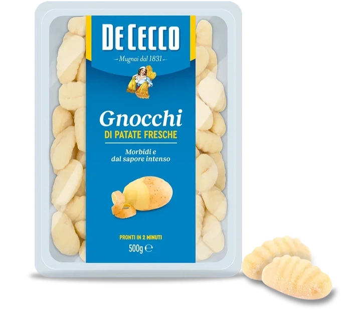 Макарони De Cecco Gnocchi di Patate Ньоккі картопляні 500 г - Фото 2 Макарони De Cecco Gnocchi di Patate Ньоккі картопляні 500 г - зображення 2