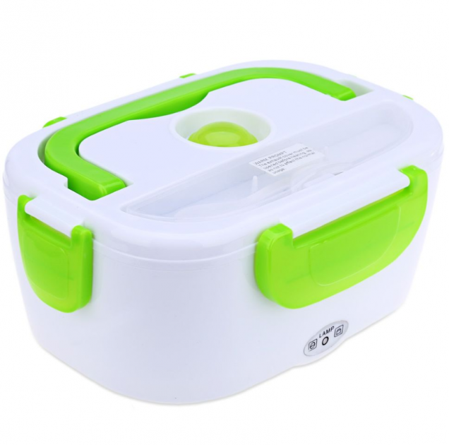 Електричний ланч-бокс контейнер Electronic Lunchbox YS 001 40 W з підігрівом термос для їжі Салатовий - Фото 1 Електричний ланч-бокс контейнер Electronic Lunchbox YS 001 40 W з підігрівом термос для їжі Салатовий - зображення 1