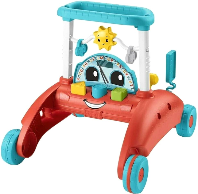 Ходунки Fisher-Price Граю та Вчуся Двостороння каталка Steady Speed (англ., грец., тур.) (HJP48) (C42) (194735092321) - зображення 1