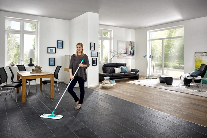 Швабра Leifheit 67036286 Profi micro duo Зелена (4006501550453) - зображення 4