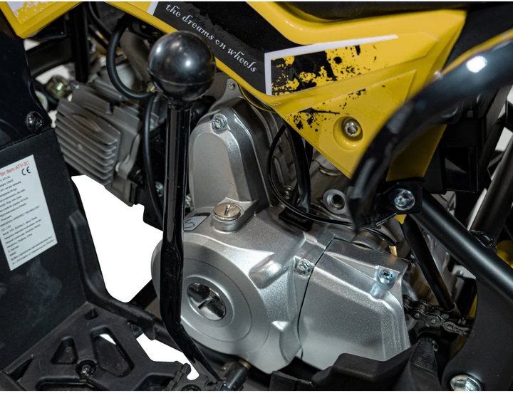 Квадроцикл Quad Ramiz бензиновий Renegade Hiperfect110CC Жовтий (5903864941586) - зображення 7