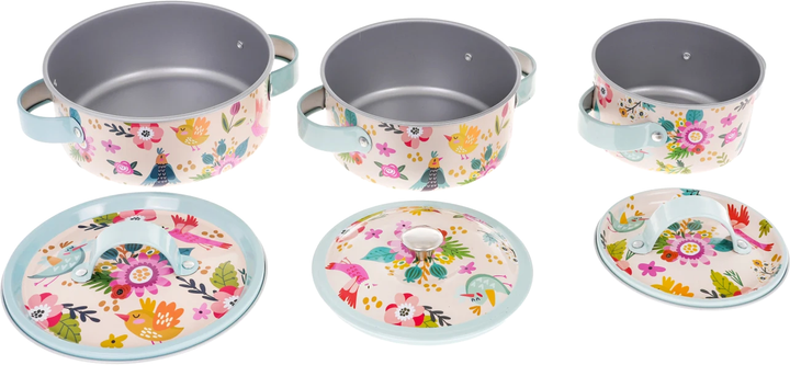 Zestaw garnków aluminiowych Akcesoria + Przybory kuchenne + Rękawica kuchenna 10 elementów (5903864957310) - obraz 4