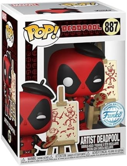 Figurka Funko Pop! Marvel Deadpool Artist 887 (889698564427) - obraz 1