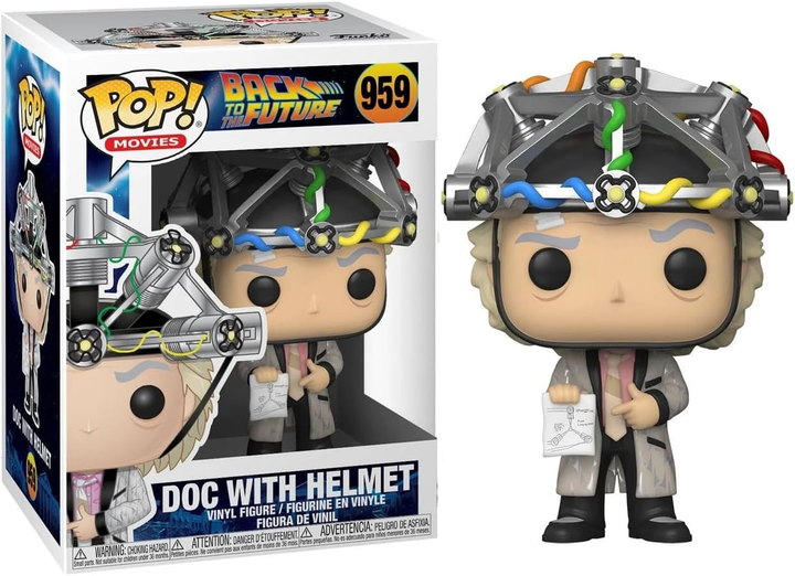 Figurka Funko Pop! Back to The Future Doc with Helmet 959 (889698469142) - obraz 1