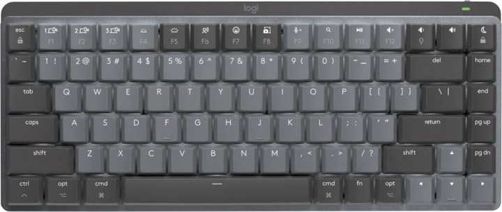 Klawiatura bezprzewodowa Logitech MX Mechanical Mini for Mac Wireless Illuminated Space Grey (920-010837) - obraz 1