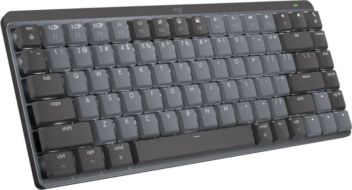 Клавіатура бездротова Logitech MX Mechanical Mini for Mac Wireless Illuminated Space Grey (920-010837) - зображення 3