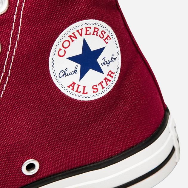 Жіночі кеди високі Converse Chuck Taylor All Star M9613C 36 (3.5US) Бордові (886952781910) - зображення 6