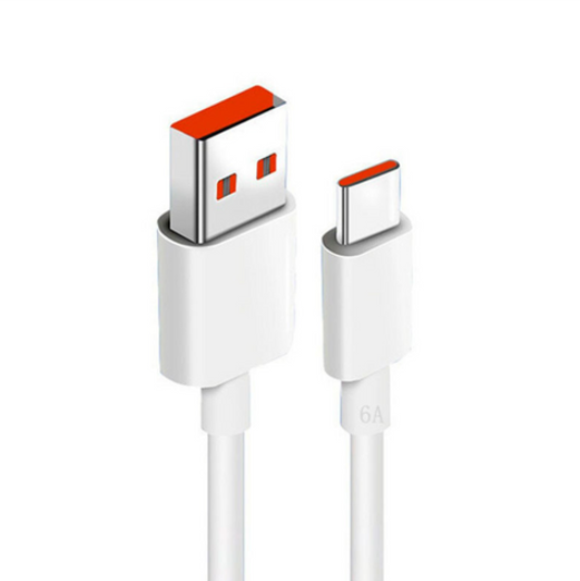 Зарядний пристрій для заряджання телефону 67W з USB кабелем Type-C, блок живлення - зображення 2