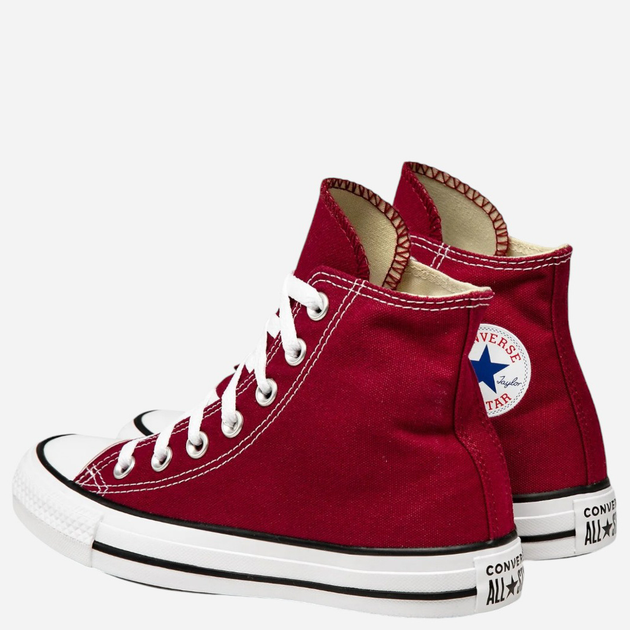 Trampki damskie materiałowe wysokie Converse Chuck Taylor All Star Seasonal M9613C 36.5 (4US) Bordowe (886952781927) - obraz 4