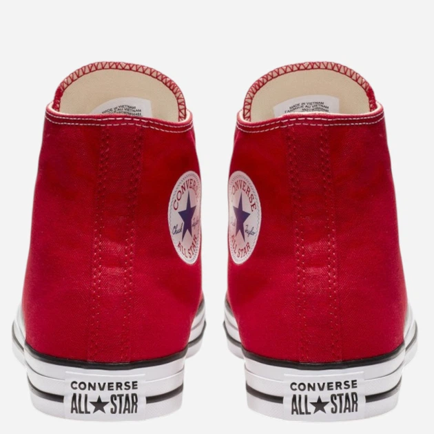 Жіночі кеди високі Converse Chuck Taylor All Star M9621C 37.5 (5US) Червоні (886952782115) - зображення 4