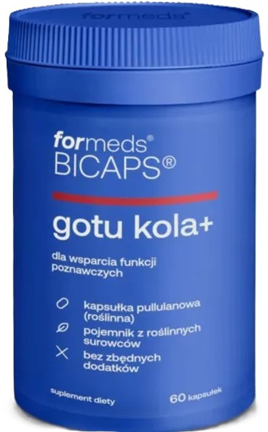 Suplement diety Formeds Bicaps Gotu Kola + 60 kapsułek (5903148622095) - obraz 1