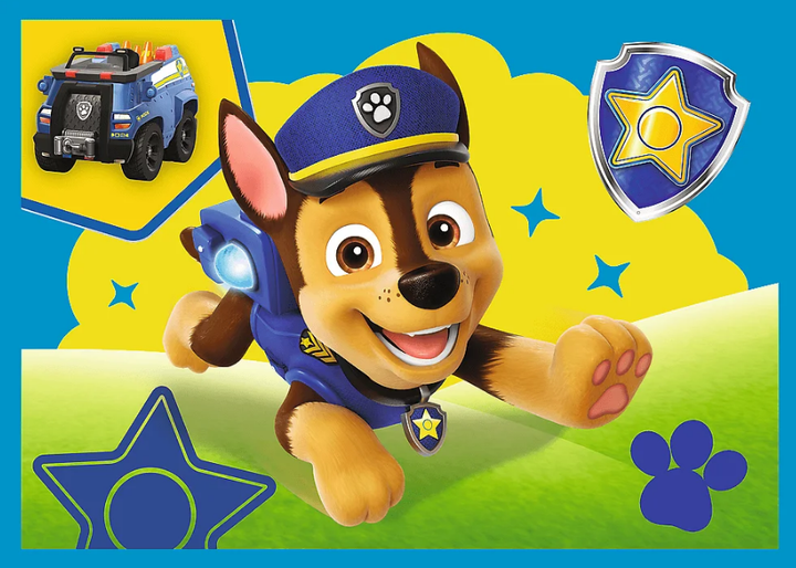 Пазли 4 в 1 PAW Patrol, Running Pupies. Щенячий патруль (12,24,20,15 ел.) 34628 (Trefl) - Фото 4 Пазли 4 в 1 PAW Patrol, Running Pupies. Щенячий патруль (12,24,20,15 ел.) 34628 (Trefl) - изображение 4