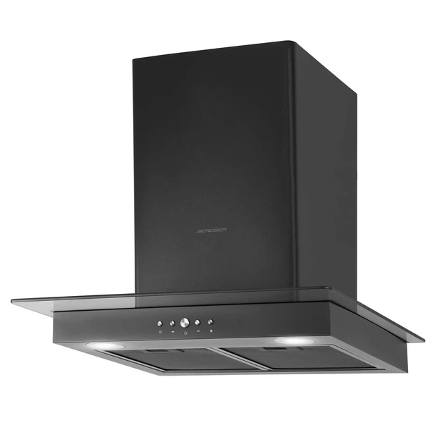 Витяжка кухонна 60см Black Berdsen BT-217 - изображение 2