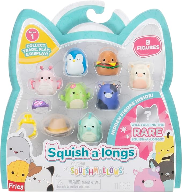 Набір Jazwares Squish-a-longs Squishmallows 8 фігурок (0191726755173) - зображення 1