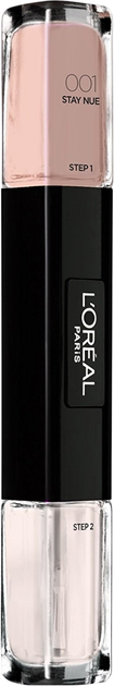 Лак для нігтів L'Oreal Paris Infallible 2 в 1 001 Stay Nue 2 x 5 мл (30110250) - зображення 1