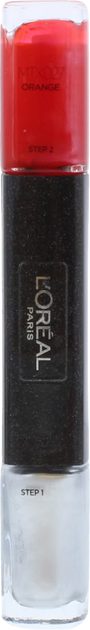 Лак для нігтів L'Oreal Paris Infallible 2 в 1 Mtx027 Orange 2 x 5 мл (30117143) - зображення 1