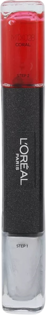 Лак для нігтів L'Oreal Paris Infallible 2 в 1 Mtx028 Coral 2 x 5 мл (30117150) - зображення 1