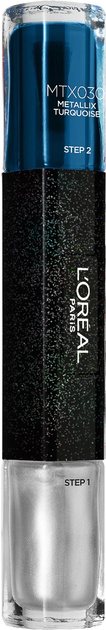 Лак для нігтів L'Oreal Paris Infallible 2 в 1 Mtx030 Turquoise 2 x 5 мл (30117174) - зображення 1