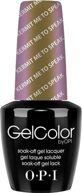 Lakier żelowy do paznokci Opi GelColor Gcm79 Kermit Me To Speak 15 ml (619828104021) - obraz 1