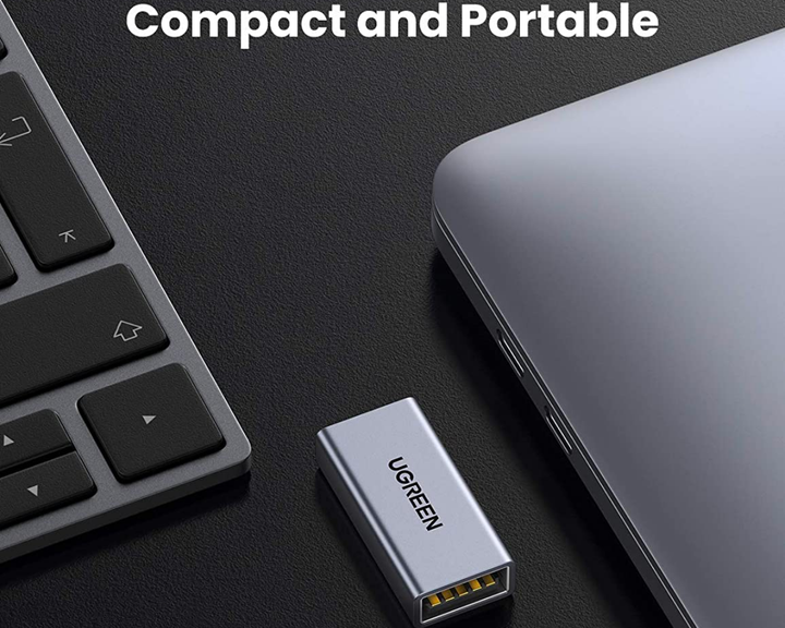 Адаптер UGREEN US381 USB3.0 A/F to A/F Adapter Aluminum Case (UGR-20119) - зображення 3