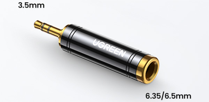 Переходник UGREEN AV168 3.5mm Male to 6.35mm Female Adapter 1pcs(UGR-60711) - Фото 3 Переходник UGREEN AV168 3.5mm Male to 6.35mm Female Adapter 1pcs(UGR-60711) - изображение 3