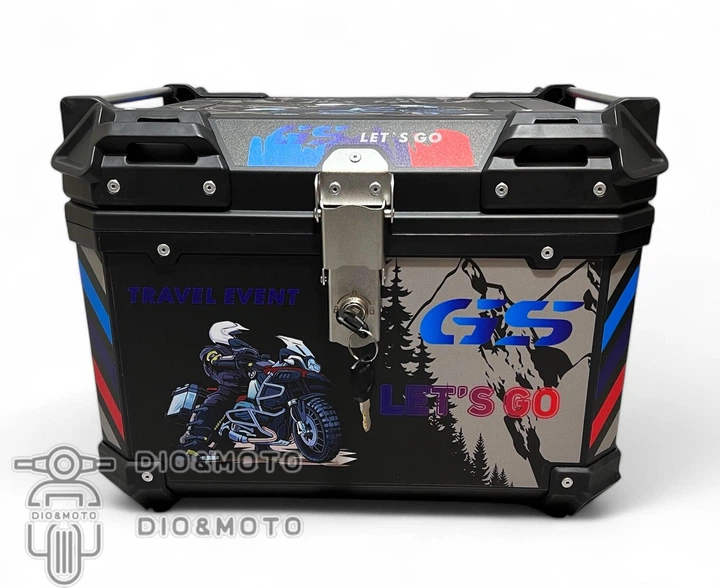 Кофр 460*400*330mm, 55L алюминиевый #1592 "MOTO LIFE" - изображение 3