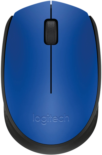 Миша Logitech M171 Wireless Black/Blue (910-004640) - зображення 1